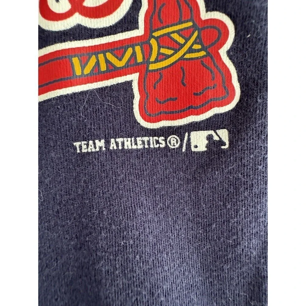 Genuine Merchandise MLB Braves baby Bodysuit Girls 6-9m Blue Short Sleeve